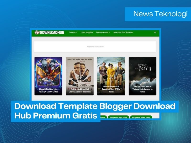 Download Template Blogger Download Hub Premium Gratis