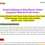 Keajaibanwebsite: Bisnis Online Keajaiban Website Profit Visitor