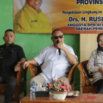 Rusli Habibie Bersama Wakil Gubernur Gorontalo ( Idah Syaidah) dan Wakil Ketua DPRD Bone Bolango ( Pedro Bau)