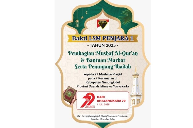 Bakti LSM PENJARA 1 Tahun 2025
