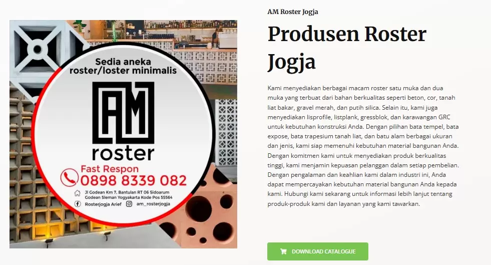roster beton Jogja