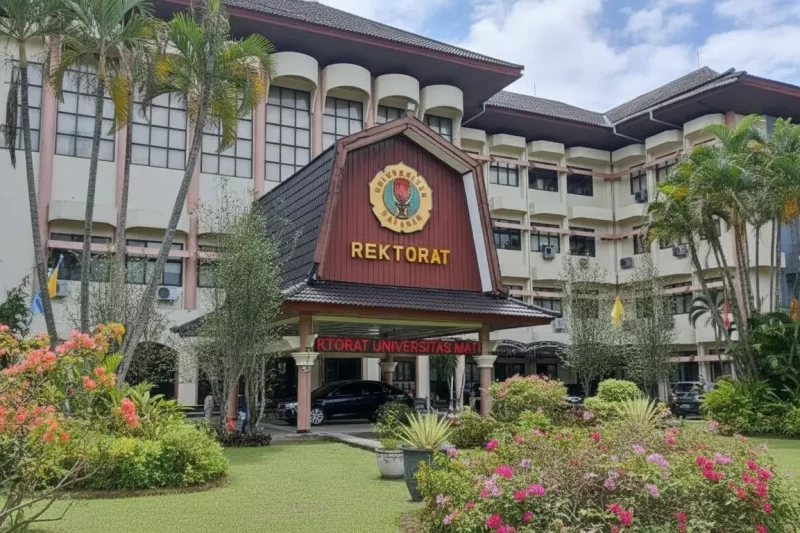 Foto: Tampak depan gedung Rektorat kampus Universitas Mataram