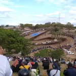 Foto: Tampak lintasan Sikut MXGP yang berada di Samota Sumbawa ( Aba Arif/Kabar Baru).