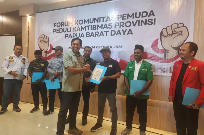 Polda Papua Barat Daya Tatap Muka Bersama Forum Pemuda Peduli Kamtibmas, Bahas Kolaborasi Hingga Isu Sosial di Kota Sorong