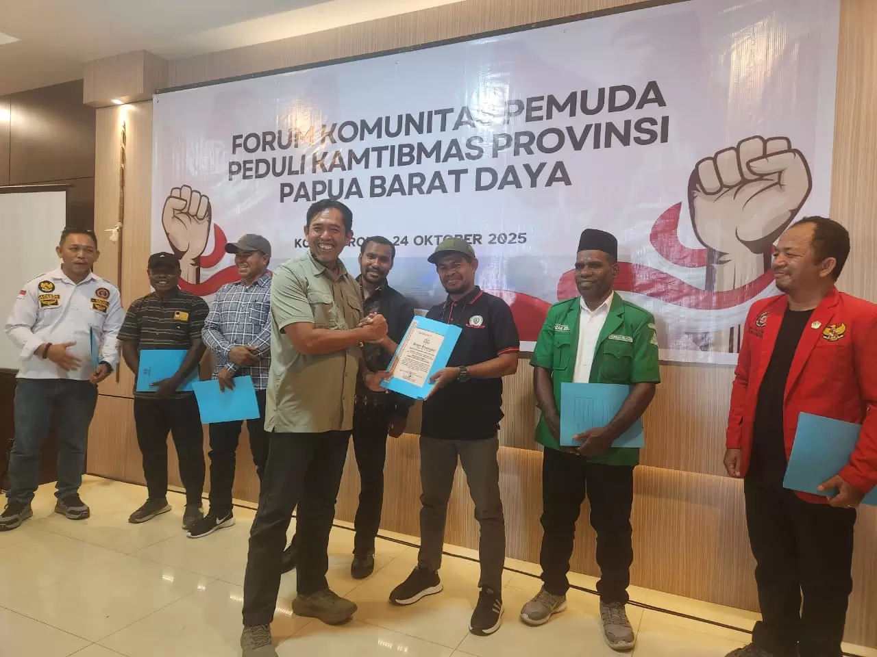 Polda Papua Barat Daya Tatap Muka Bersama Forum Pemuda Peduli Kamtibmas, Bahas Kolaborasi Hingga Isu Sosial di Kota Sorong