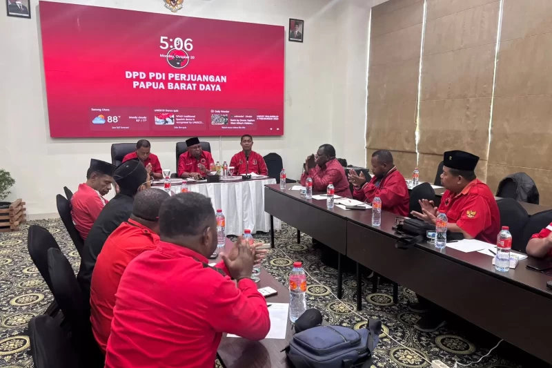 Rapat Konsolidasi DPD PDIP Papua Barat Daya