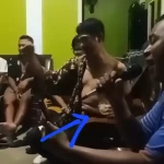 Foto: Tangkapan layar, terlihat Ahmad Dahlan Ketua DPD I Hanura NTB tidak mengenakan baju dan memegang miras. (Aba Arif/ Kabar Baru)