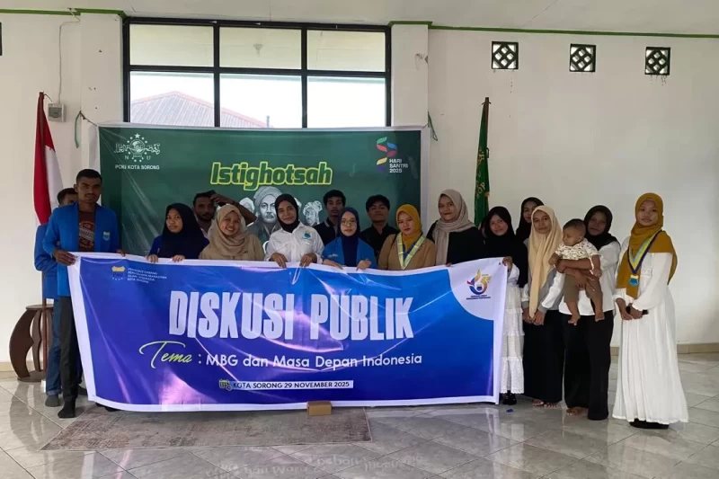 Diskusi Publik PMII Kota Sorong mendukung MBG