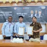 penandatanganan MoU antara KEP2OKP dan PT Koreri Trans Media melalui Grasberg Academy