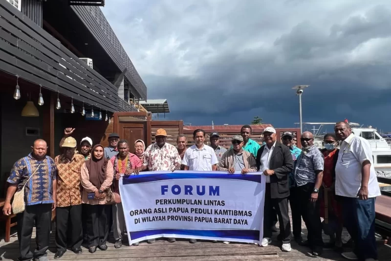 Polda Papua Barat Daya menggelar tatap muka bersama Perkumpulan Lintas Suku Asli Papua . Rabu (5:11:2025).