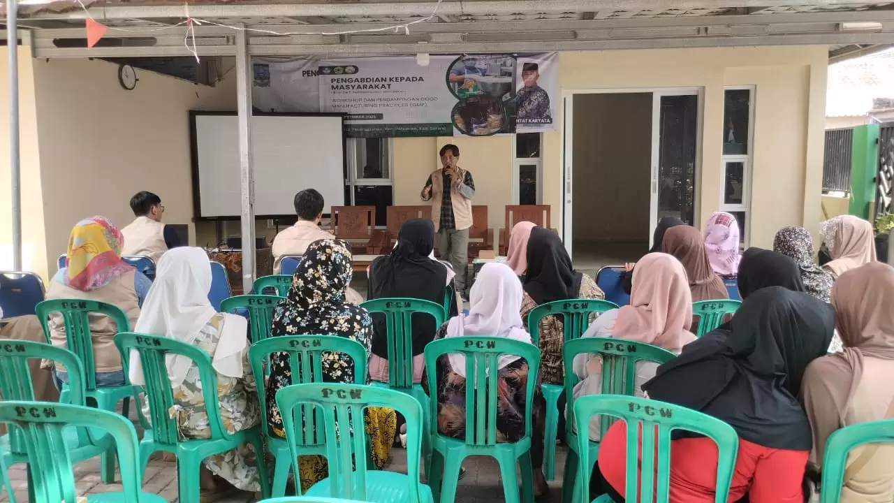 Hilirisasi Riset Untirta Perkuat UMKM Pasanggrahan