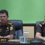 Kajari Dr. Abvianto Syaifulloh, S.H., M.H., Kasidatun Akhmad Reza Indrawan, S.H., M.H(kanan)