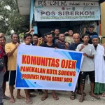 Komunitas Ojek Sorong Dukung Polda PBD Jaga Kamtibmas Nataru Kondusif