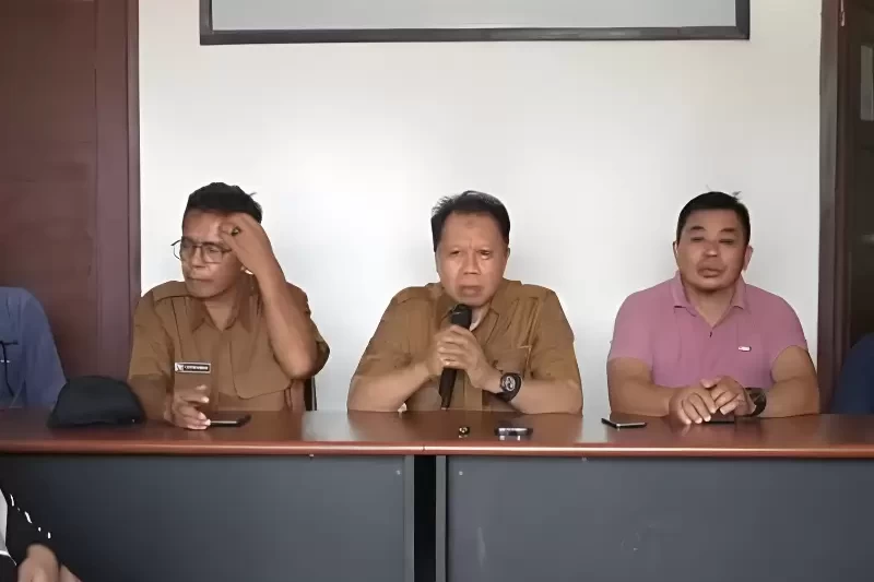 Pemerintah Desa Torete dan Desa Buleleng Menggelar Konferensi Pers (Dok. Fokustime.id)