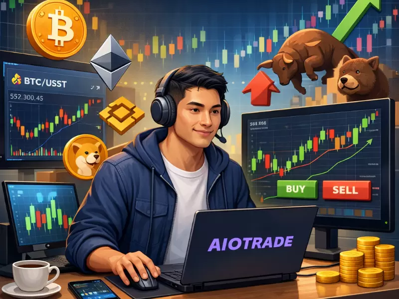 Ilustrasi Trading Kripto dan Saham dengan AIOTRADE (Dok. ChatGPT.AI)