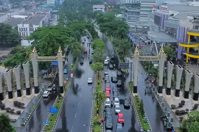 Tugu Tegar Beriman, gerbang masuk kawasan Pemerintah Kabupaten Bogor (Dok. Ist)