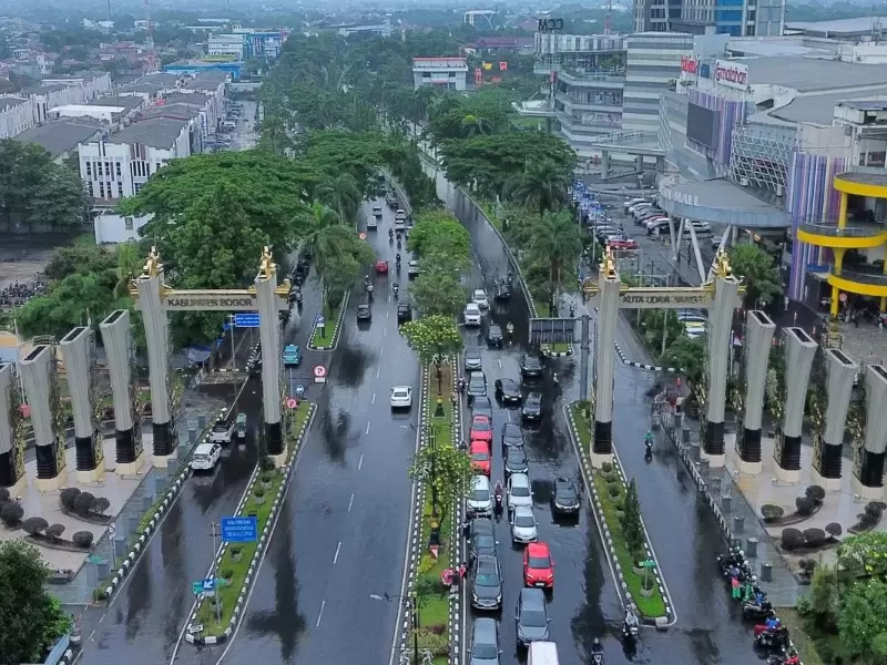Tugu Tegar Beriman, gerbang masuk kawasan Pemerintah Kabupaten Bogor (Dok. Ist)