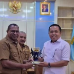 Kasatgaswil Papua Barat melaksanakan koordinasi strategis dengan Bupati Raja Ampat