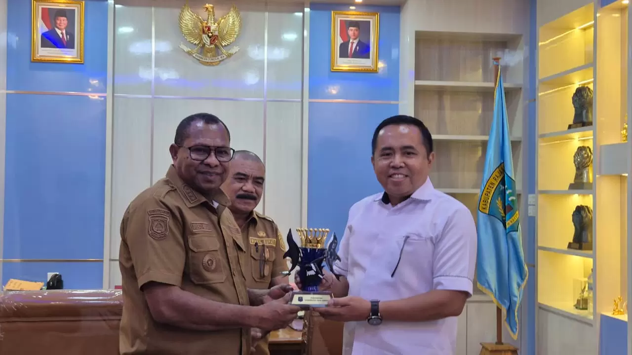 Kasatgaswil Papua Barat melaksanakan koordinasi strategis dengan Bupati Raja Ampat