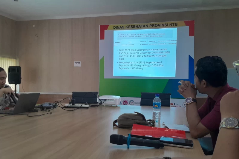 Ketua Tim Kerja Hukum dan Kehumasan RSUD NTB, Ns. H. Lalu R Doddy Setiawan, (Aba Arif/ Kabar baru)