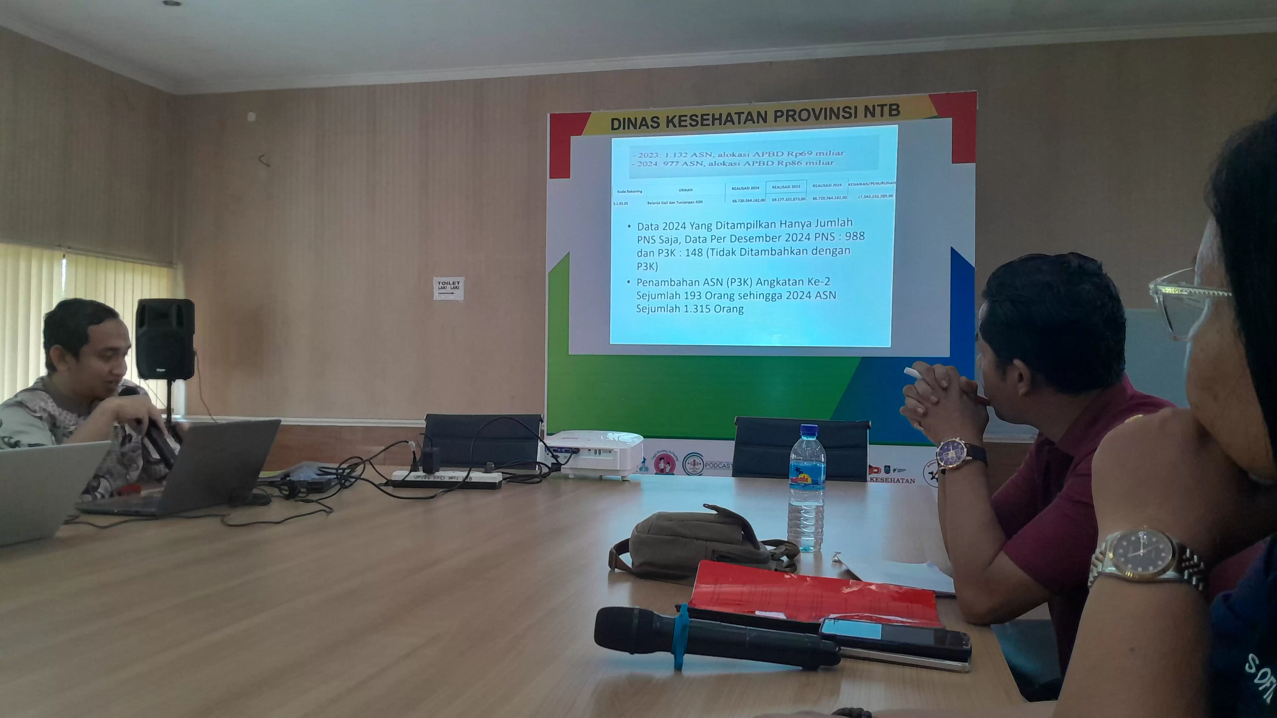 Ketua Tim Kerja Hukum dan Kehumasan RSUD NTB, Ns. H. Lalu R Doddy Setiawan, (Aba Arif/ Kabar baru)