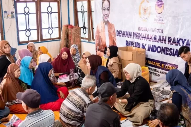 Kegiatan Sosial Tim Kawalan Andina Narang Sentuh Lansia di Tumbang Rungun