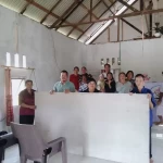 Penyerahan bantuan plafon untuk renovasi Gereja GKSI Imanuel
