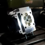 konversi cylinder head Yamaha Mio (5TL) standar menjadi sistem 6-klep