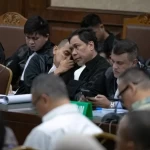 Sidang dugaan pemerasan pengurusan sertifikasi K3 di Kemenaker. (Dok. CNN Indonesia)