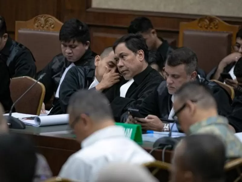 Sidang dugaan pemerasan pengurusan sertifikasi K3 di Kemenaker. (Dok. CNN Indonesia)