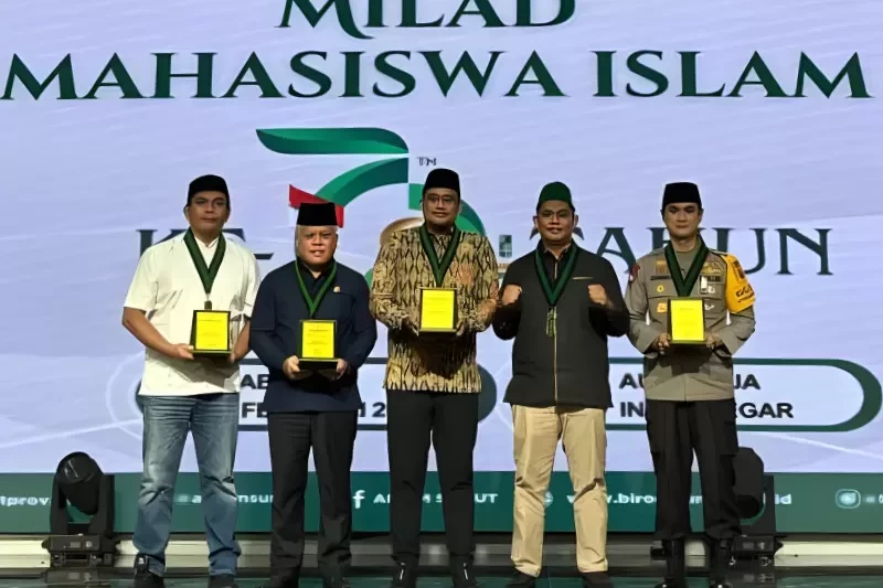 Peringatan Milad ke-79 Himpunan Mahasiswa Islam (HMI) yang diadakan oleh Badko HMI Sumut