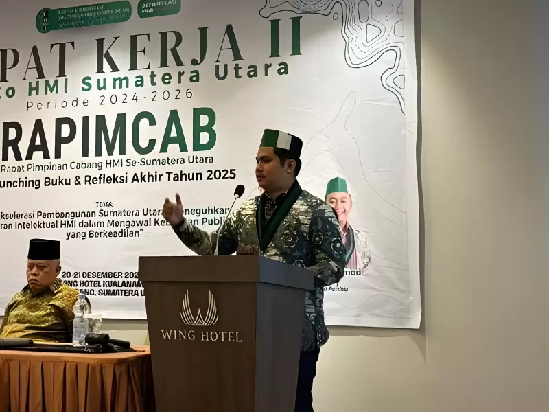Muhammad yusril mahendra Ketua Umum Badko HMI Sumatera Utara