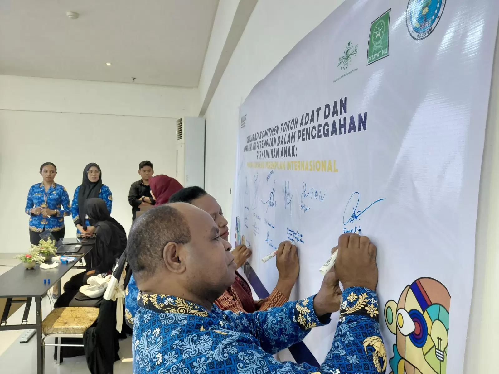 Deklarasi Komitmen Tokoh Adat dan Organisasi Perempuan dalam Pencegahan Perkawinan Anak