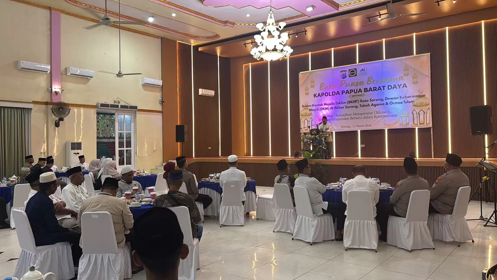 Kapolda Papua Barat Daya Rangkul Tokoh Agama dan Ormas Islam Lewat Buka Puasa Bersama