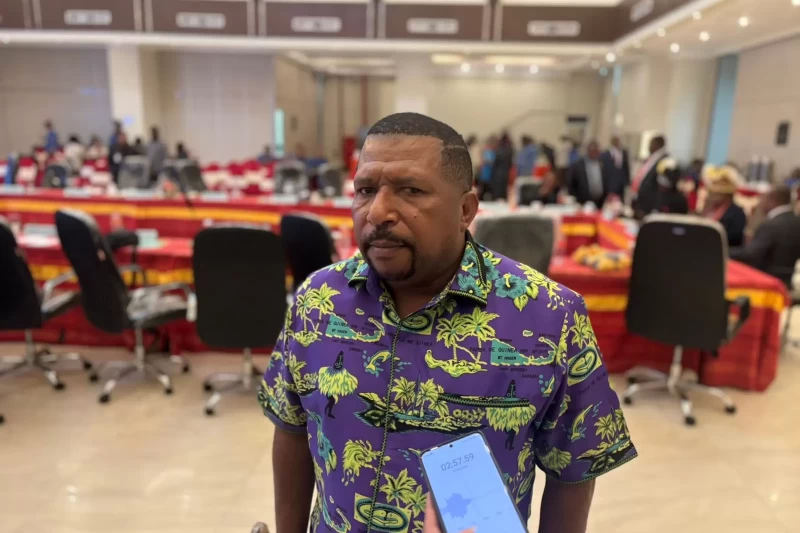 Ketua Forum Pengawal Perjuangan Rakyat (Fopera) Provinsi Papua Barat Daya Yanto Ijie