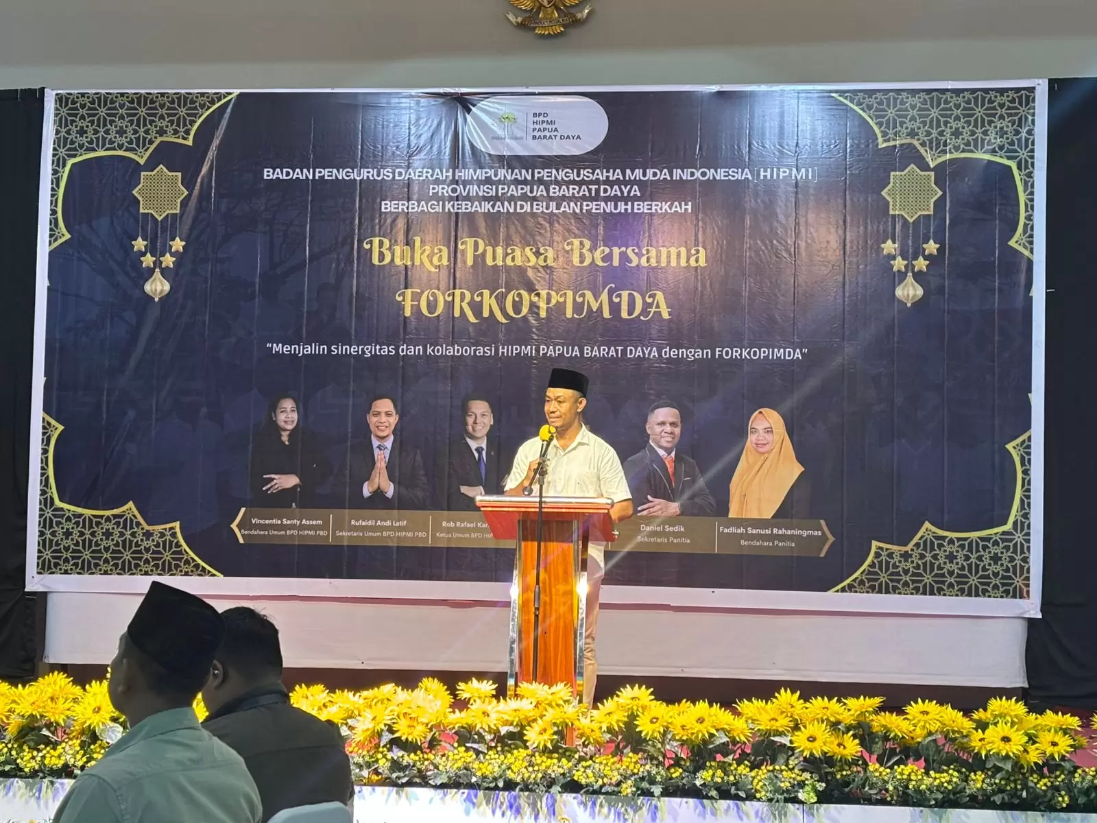 Ketua Panitia kegiatan Safari Ramadan, Irsanto Andi Imbiri