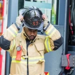 helm pemadam kebakaran