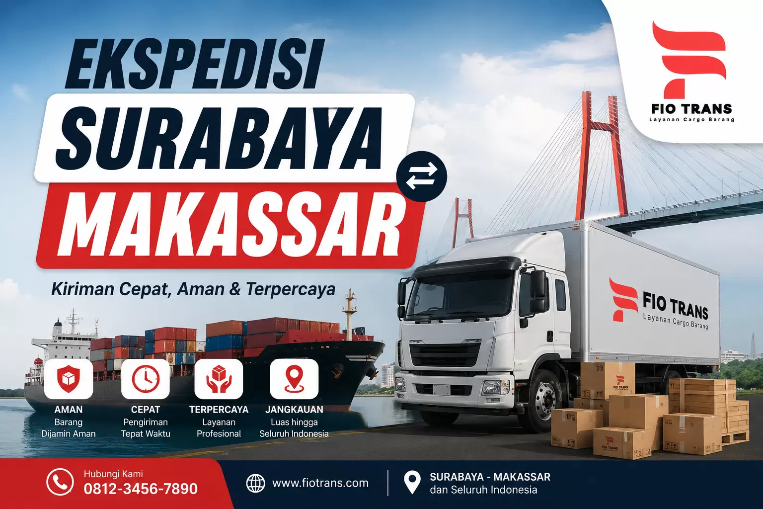 Ekspedisi Surabaya Makassar