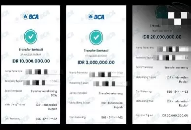 Diduga kuat bukti transfer dari anak buah GMS ke Vendor