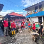 DPC PDI Perjuangan Kota Sorong Gelar Aksi Bersih Lingkungan
