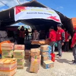 DPC PDI Perjuangan Kota Sorong Salurkan Bantuan Korban Kebakaran