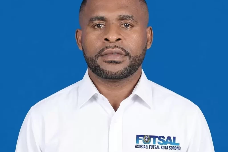 Ketua Asosiasi Futsal Kota (AFK) Sorong, Figolus S. Kambu, S.T