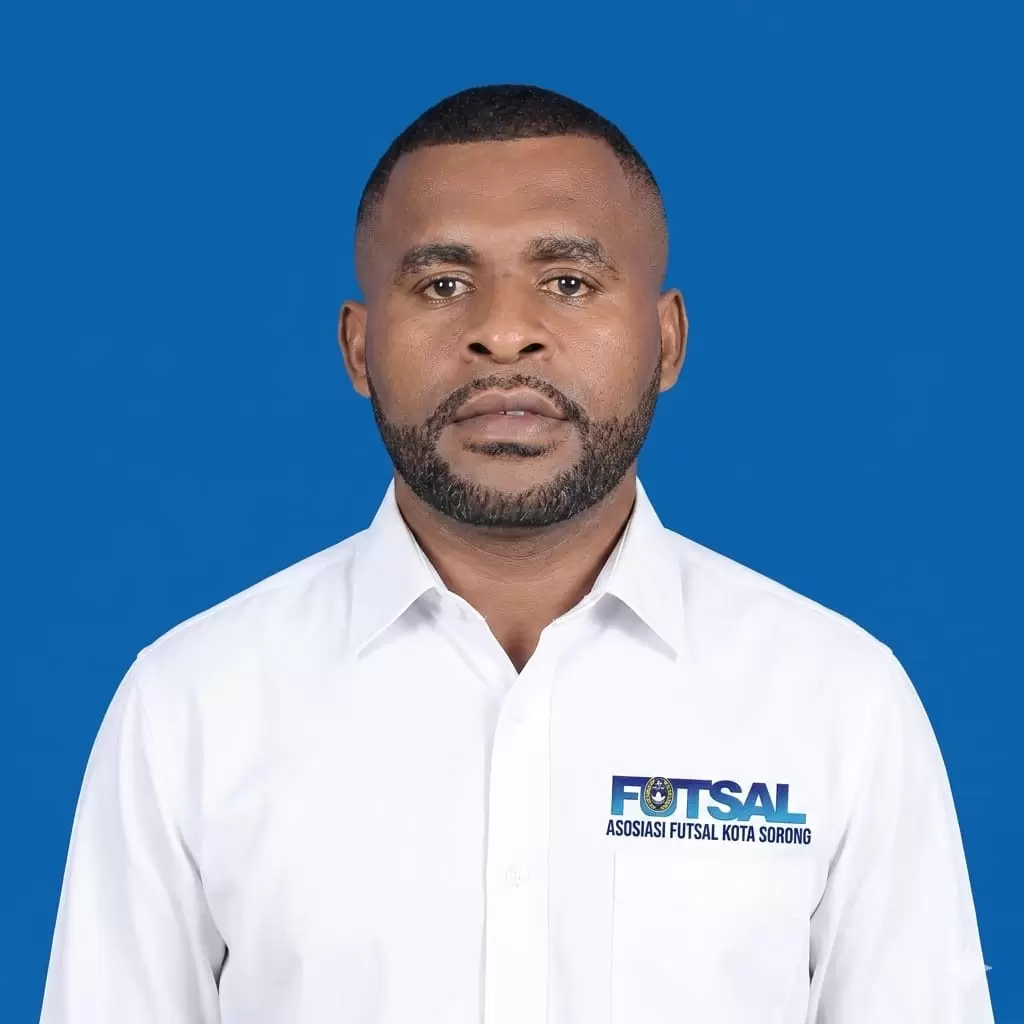 Ketua Asosiasi Futsal Kota (AFK) Sorong, Figolus S. Kambu, S.T