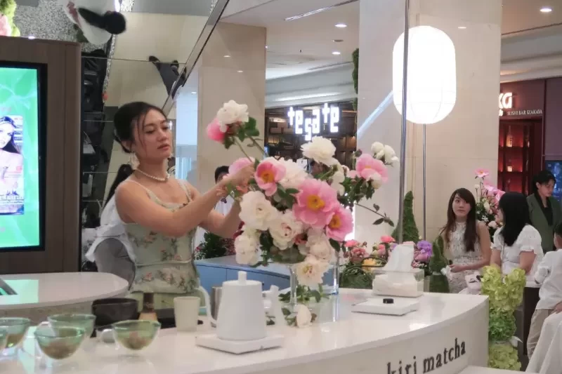 Kiri Matcha, Kafe Matcha Premium Pertama Berkonsep Floral di Indonesia (Dok. istimewa)
