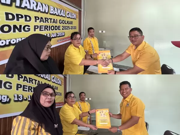 Dua kader Golkar resmi mendaftar jelang penutupan Musda Kota Sorong