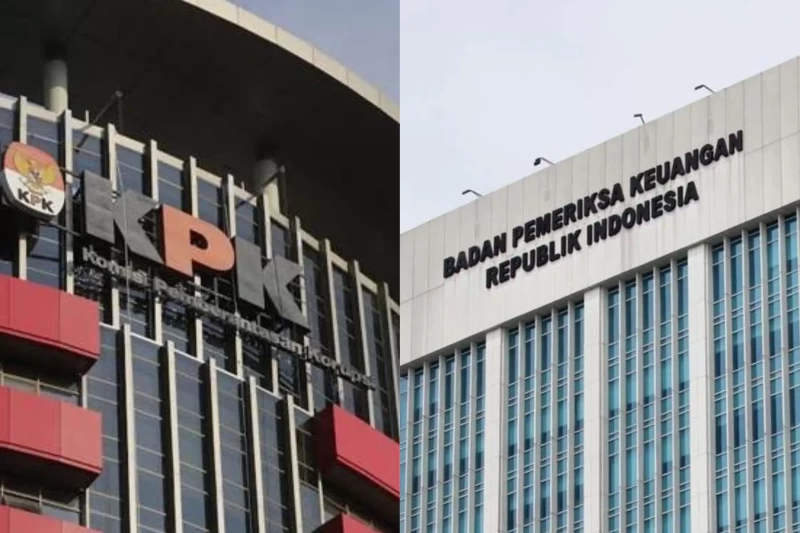 Ilustrasi Gedung KPK dan BPK (Dok. Istimewa)