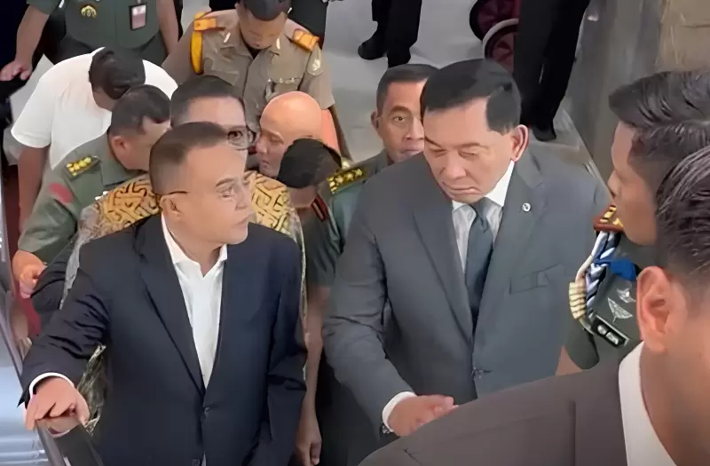 Sjafrie Sjamsoeddin dan Sufmi Dasco Ahmad (Foto: Dok. Istimewa)