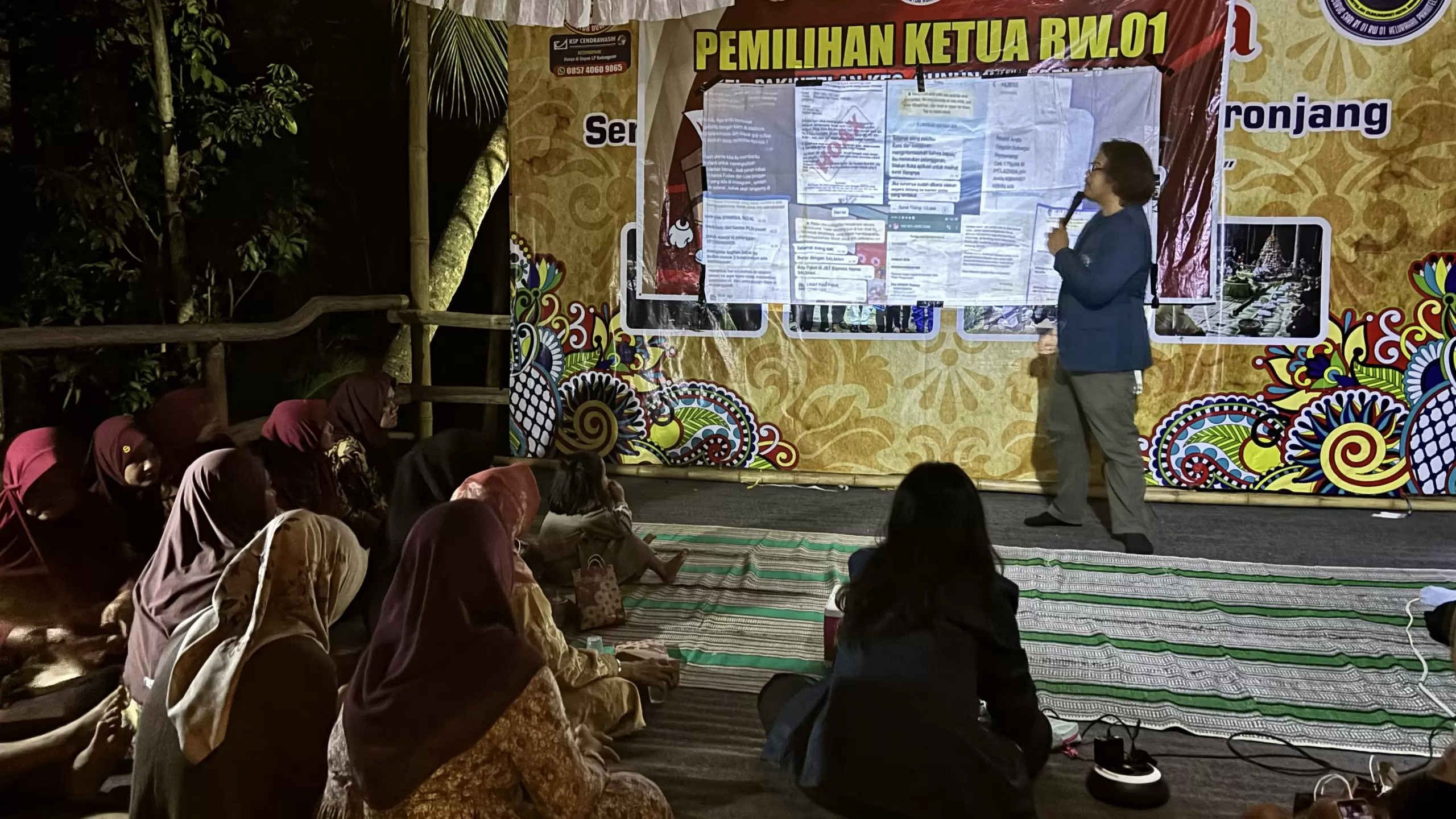 Pemaparan Materi oleh Josh