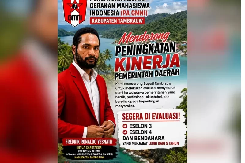 Ketua Caretaker PA GMNI Fredrik Ronaldo Yesnath