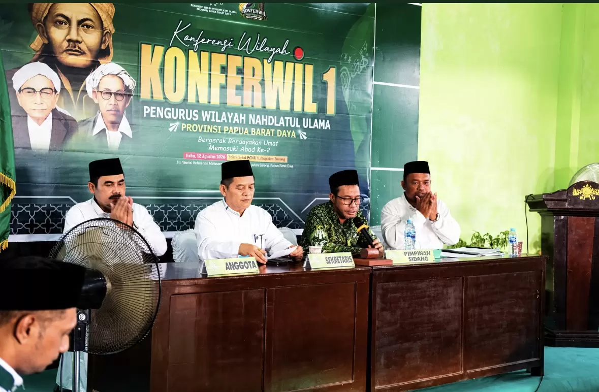 Konferwil I PWNU Papua Barat Daya Tetapkan KH Rofiul Amri dan KH Mulyono sebagai Nahkoda Baru PWNU PBD